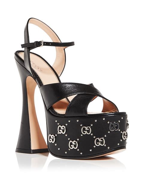 Gucci high heel mini sandals